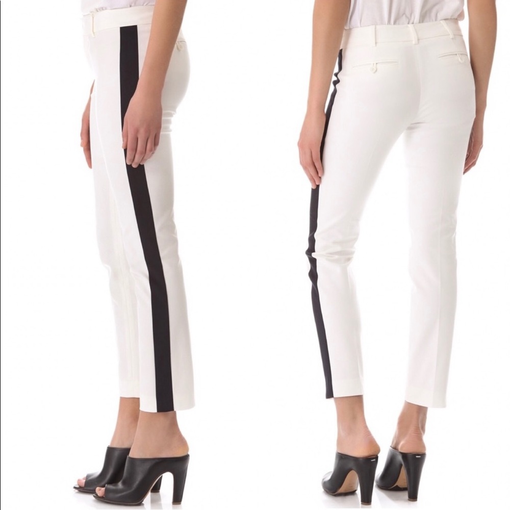 CLUB MONACO tuxedo cropped pants